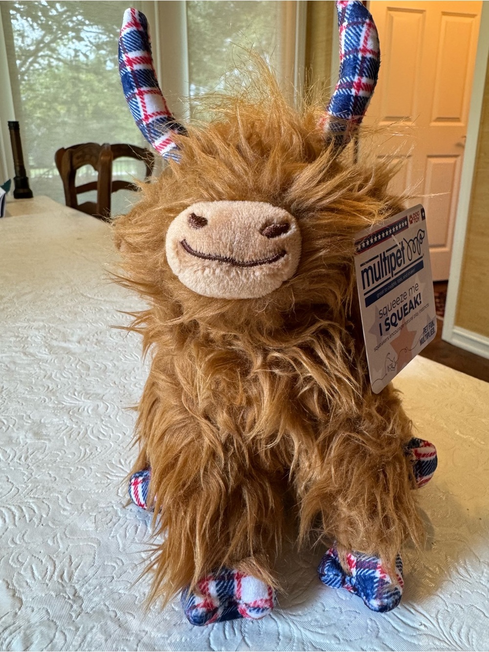 Highland Cow Limited Edition Dog Toy in Brown